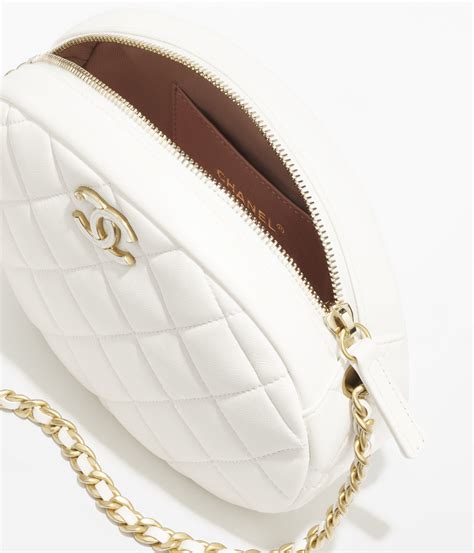 chanel diary cover|Vanity case, Lambskin & lacquered metal, white — Fashion.